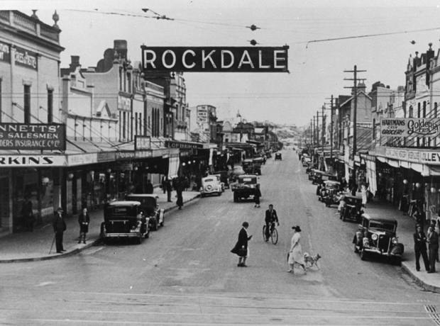 Princes Highway, Rockdale 1938